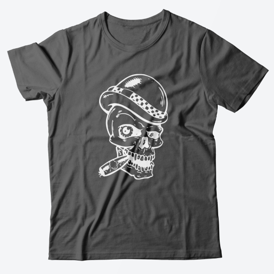 Модная футболка с принтом Череп