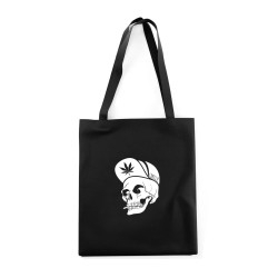 Сумка шоппер с черепом сумка хозяйственная shopper тканевая сумка экосумка