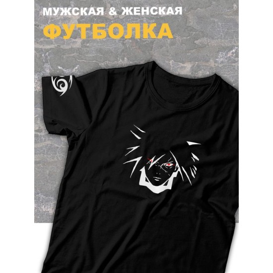 футболка оверсайз с принтом аниме Мадара Учиха манга.