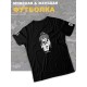 футболка оверсайз с принтом аниме Евангелион Аска.