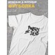 Футболка белая Король и Шут киш punks not dead оверсайз