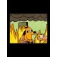 Футболка Собака в огне мем This is fine с принтом