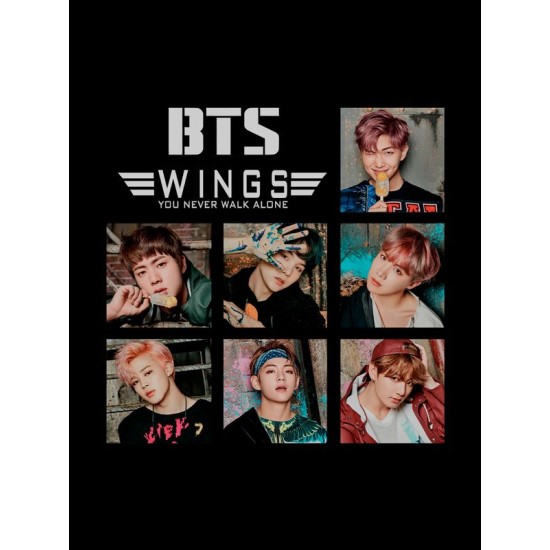 Футболка BTS wings Bangtan boys Army БТС кпоп k pop с принтом