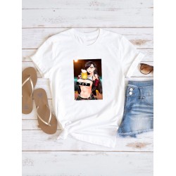 Футболка Хентай аниме тян тянка hentai anime girl y2k с принтом