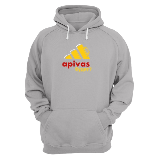 Худи оверсайз с надписью Apivas