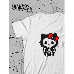 Футболка Hello Kitty Аниме Куроми оверсайз дрейн майка с принтом