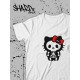 Футболка Hello Kitty Аниме Куроми оверсайз дрейн майка с принтом