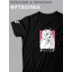 Футболка оверсайз с принтом аниме Zero Two