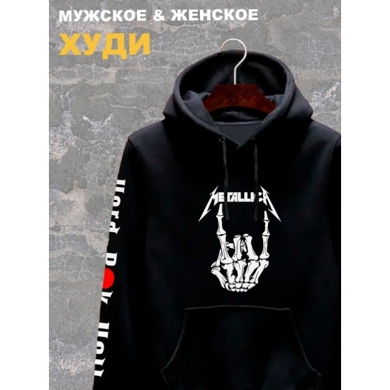 Худи с принтом Металлика