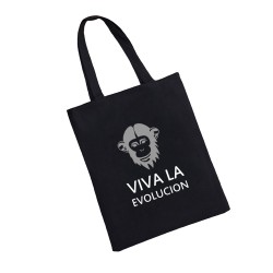 Сумка шоппер - холщовая хлопковая эко сумка с принтом Viva la evolution