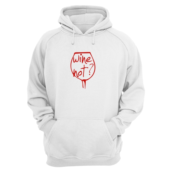 Худи с прикольной надписью для женщины Wine not. Прикольное худи.