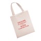 Эко сумка шоппер с принтом. Сумка shopper из натуральной ткани 4.