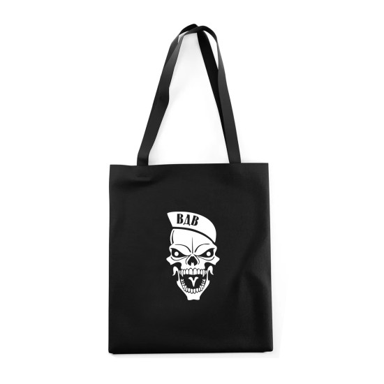 Сумка шоппер с черепом сумка хозяйственная shopper тканевая сумка экосумка