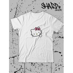 Футболка Hello Kitty Аниме Куроми оверсайз дрейн майка с принтом