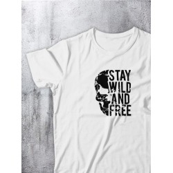 Футболка с рисунком Stay wild and free