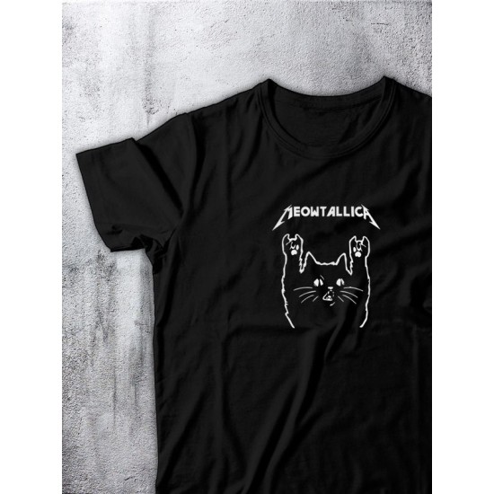 Футболка с принтом Meowtallica