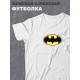 футболка оверсайз с принтом надписью "Batman" унисекс