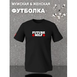 Футболка аниме тян future milf милфа y2k оверсайз с принтом
