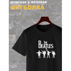 Футболка The Beatles рок группа Битлз y2k оверсайз с принтом