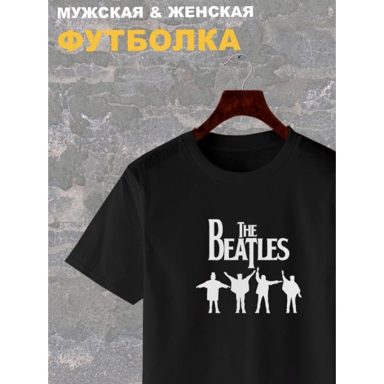 Футболка The Beatles рок группа Битлз y2k оверсайз с принтом