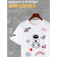 Футболка Kuromi Hello Kitty с принтом Куроми