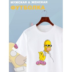 Футболка Гомер Симпсон Симпсоны с принтом