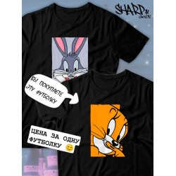 Парные футболки Мышонок Джерри Джери Jerry с принтом