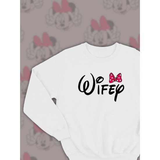 Парные свитшоты Wifey жена Дисней