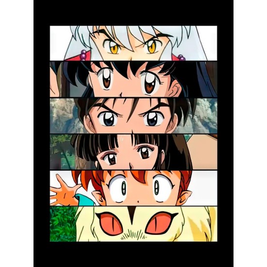 Футболка Инуяша Inuyasha аниме Инуяся персонажи anime с принтом