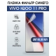 Защитная гидрогелевая пленка для смартфона Vivo IQOO 11 pro. Полиуретановая плёнка anti blue ray на мобильный телефон, для защиты экрана.