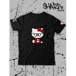 Футболка Hello Kitty Аниме Куроми оверсайз дрейн майка с принтом