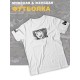 футболка оверсайз с принтом аниме Тян ахегао лицо.