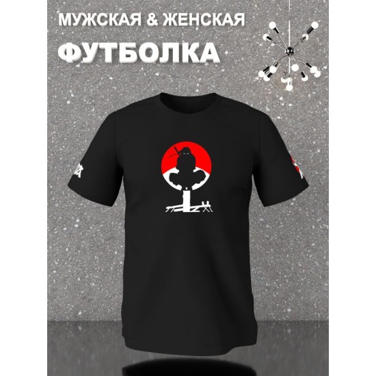 Футболка аниме самурай ниндзя anime y2k с принтом