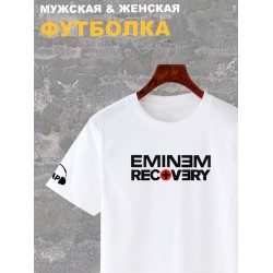Футболка Eminem recovery рэпер Эминем рэп Эминэм с принтом