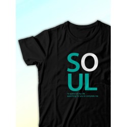 Парные футболки Soulmate soul mate с принтом
