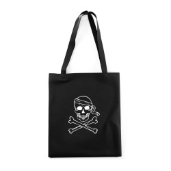 Сумка шоппер с черепом сумка хозяйственная shopper тканевая сумка экосумка