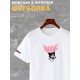 Футболка аниме Куроми Hello Kitty Kuromi zxc y2k оверсайз с принтом