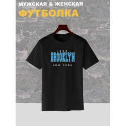 Футболка Brooklyn New York y2k оверсайз с принтом
