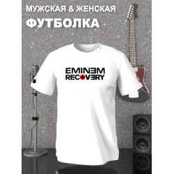 Футболка Eminem recovery рэпер Эминем рэп Эминэм с принтом