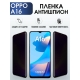 Защитная гидрогелевая пленка антишпион на телефон OPPO A16, матовая гелевая пленка на смартфон OPPO A16, для защиты экрана телефона