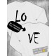 Парные свитшоты Love любовь надпись Ve y2k белыйженский с принтом aesthetic art минимализм для влюбленных пар парня и девушки, двоих подруг, милая прикольная парная одежда андеграунд оверсайз