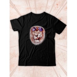 Парные футболки Лев Lion с принтом