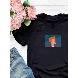 Футболка Футурама Фрай мем Futurama Fry прикол с принтом