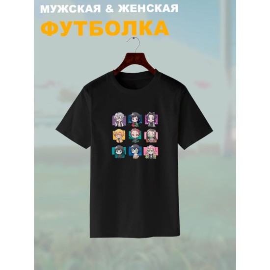 Футболка Клинок рассекающий демонов Demon Slayer с принтом