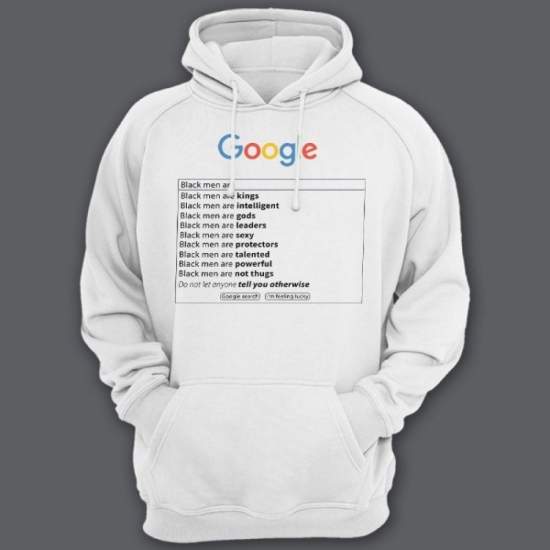 Прикольная толстовка с капюшоном с надписью Google