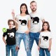 Футболки Фэмили Лук для всей семьи с принтом