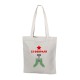Эко сумка шоппер с прикольны принтом. Сумка shopper из натуральной ткани.