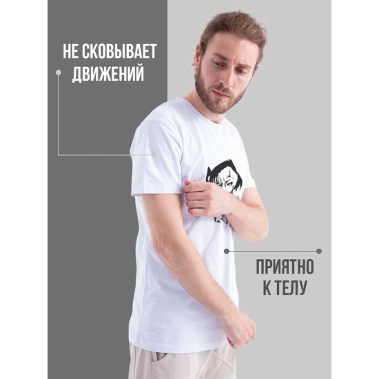 Футболка Аниме оверсайз с принтом