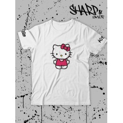 Футболка Hello Kitty Аниме Куроми оверсайз дрейн майка с принтом