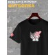 Футболка аниме Hello Kitty хеллоу китти Куроми Kuromi оверсайз с принтом